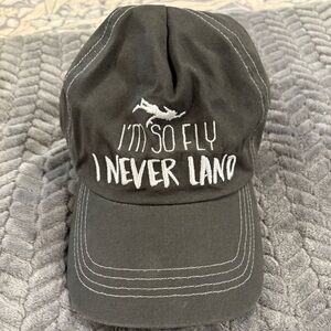 Disney Black and Gray Peter Pan Hat